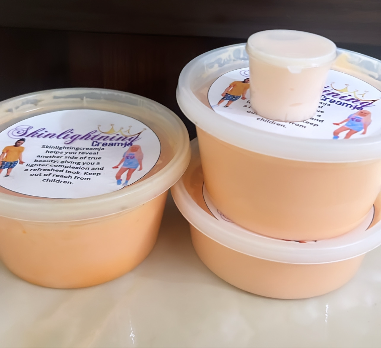 COMBO DEAL‼️ > 8oz face cream + 16oz body cream + 1 knuckle cream 1oz bleaching cream