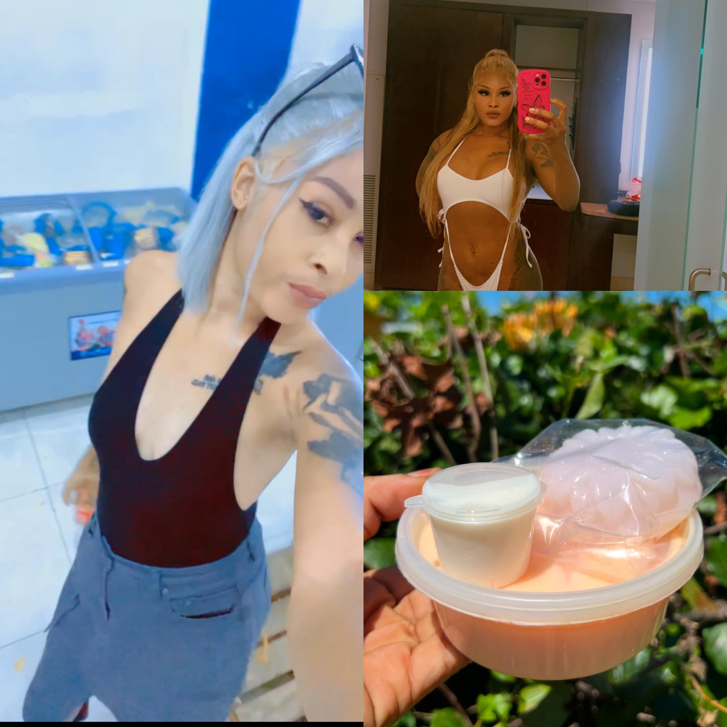 8oz Extra strength Body cream + 1 knuckle cream to make you white (will take you 6 weeks)