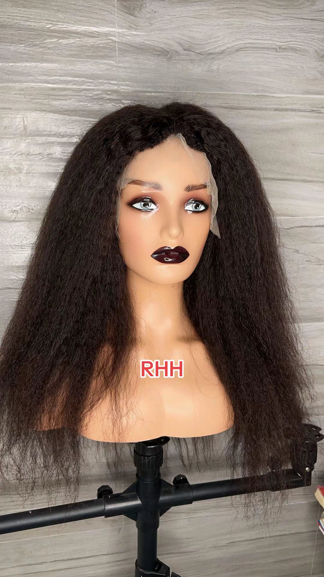 Afro Kinki straight wig 100% human virgin hair