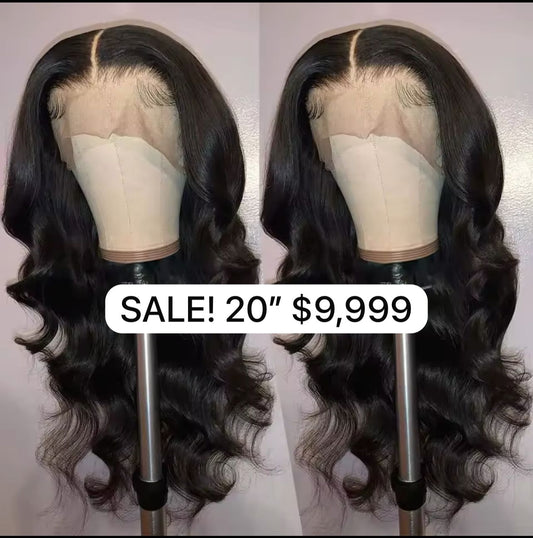 20” 13*4 lace frontal bodywave wig 100% human 12A $14,000 JMD