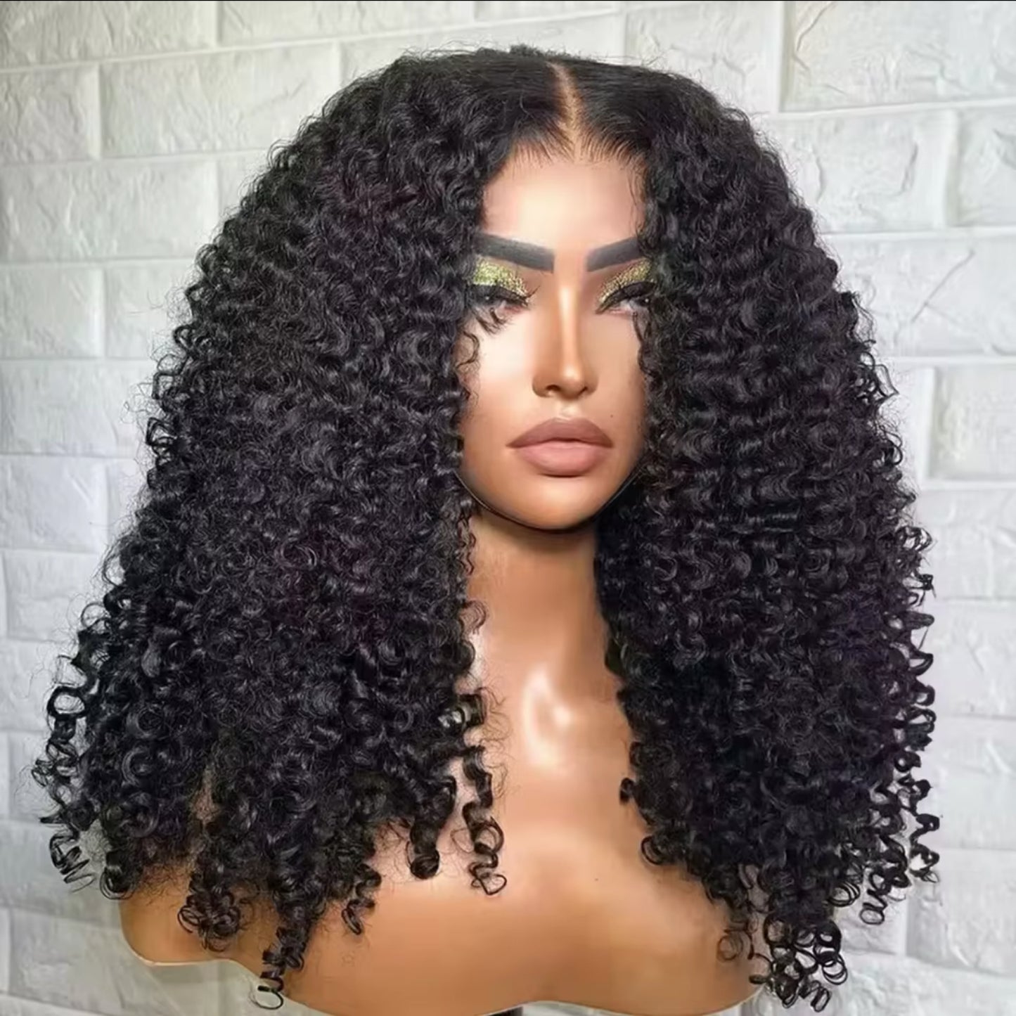 Kinky Curly Wigs 13x6 HD Lace Frontal Wig Glueless Human Hair 4C Afro Curly Lace Front Human Hair Wigs 4x4 HD Lace Closure Wig