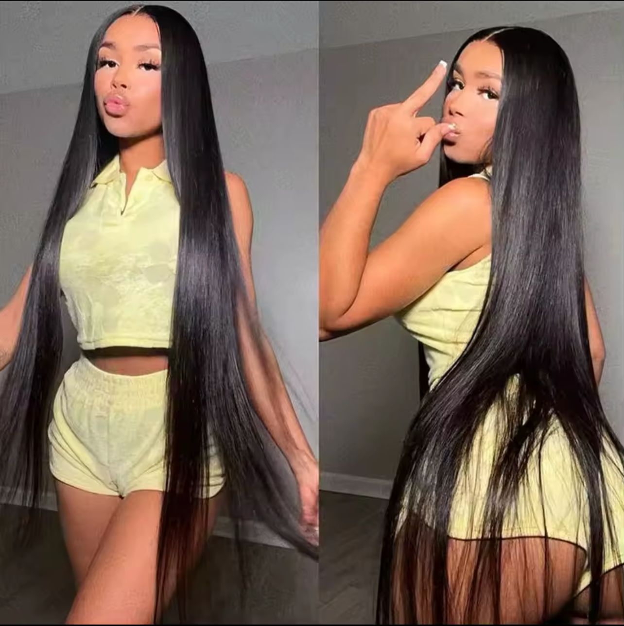 36” inch 210Density 13x6 Bone Straight Lace Front Wig Human Hair Wigs HD Transparent Lace 13x4 Brazilian Human Hair Wigs For Women $50,000 JMD