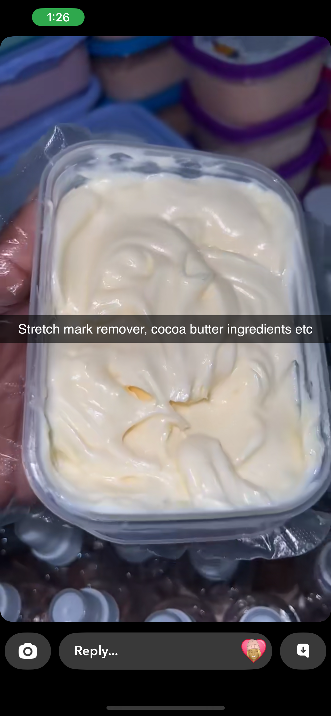 Stretch mark remover cream