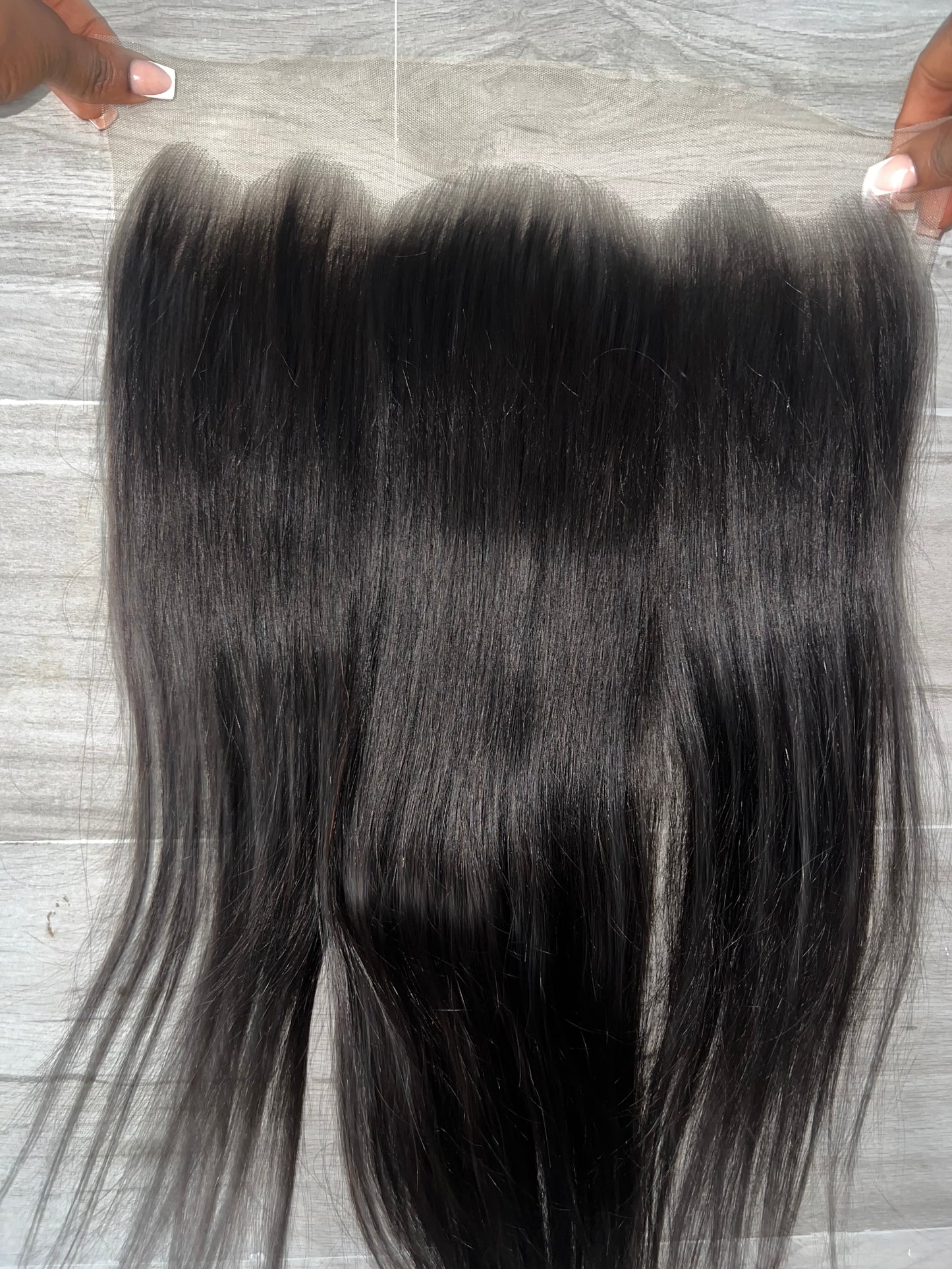 18” inch 13*6 straight human frontal