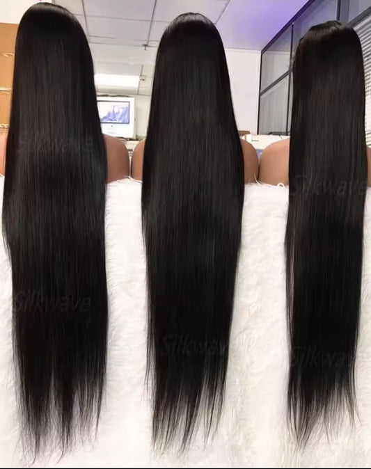 Straight bone straight hair lace frontal wig human  hair 13*4 and 13*6 =180% - 250% soft texture