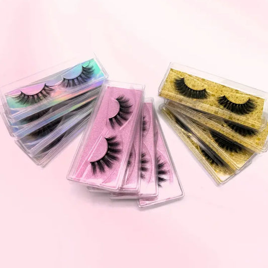 12 Pairs Wispy & Fluffy 3D False Eyelashes - Natural Look, Mixed Styles with Cat Eye Accents, Beginner-Friendly, C-Curl, Various Lengths (10-18mm)